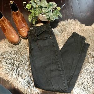 Black high waisted skinny BDG jeans
